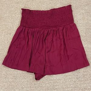 New Crimson Maroon Garnet Shorts